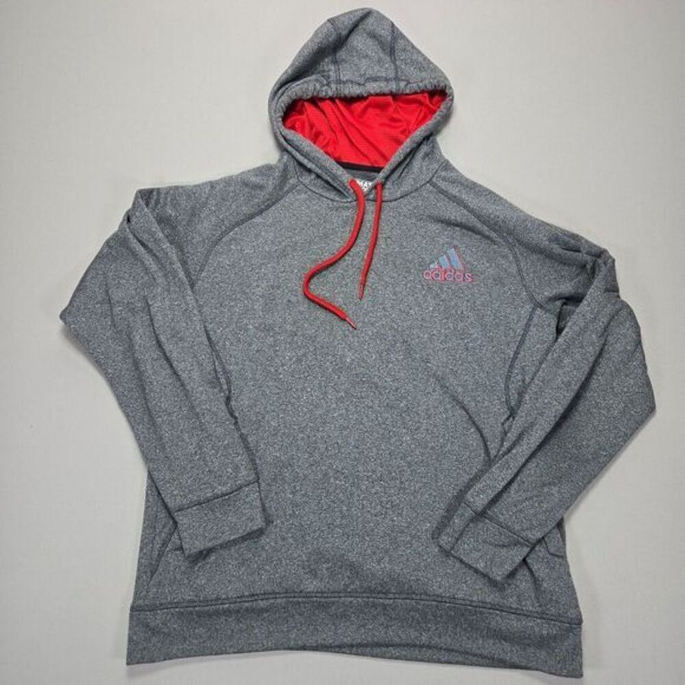 Adidas Ultimate Hoodie Heather Pullover Athletic Sweatshirt‎ Men's XL